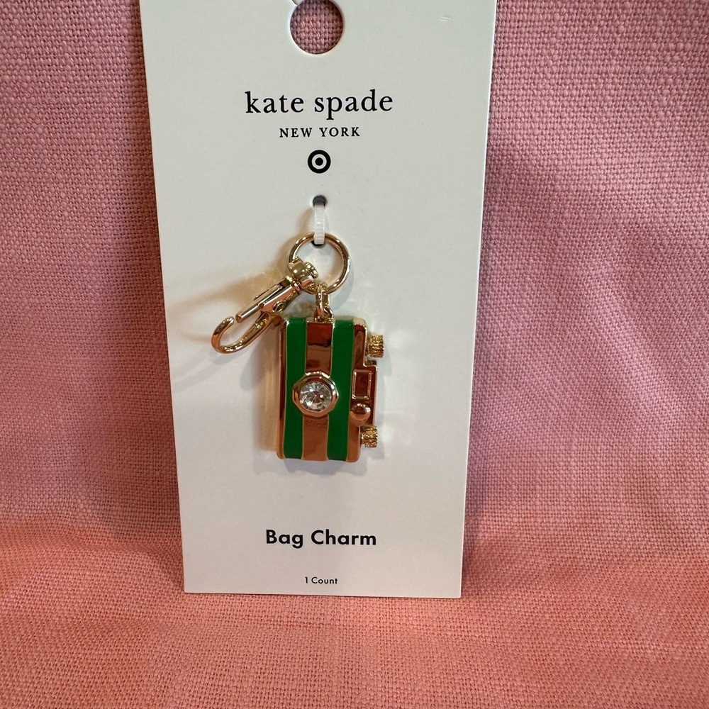 Kate Spade x Target Green and Gold Camera Bag Accessory